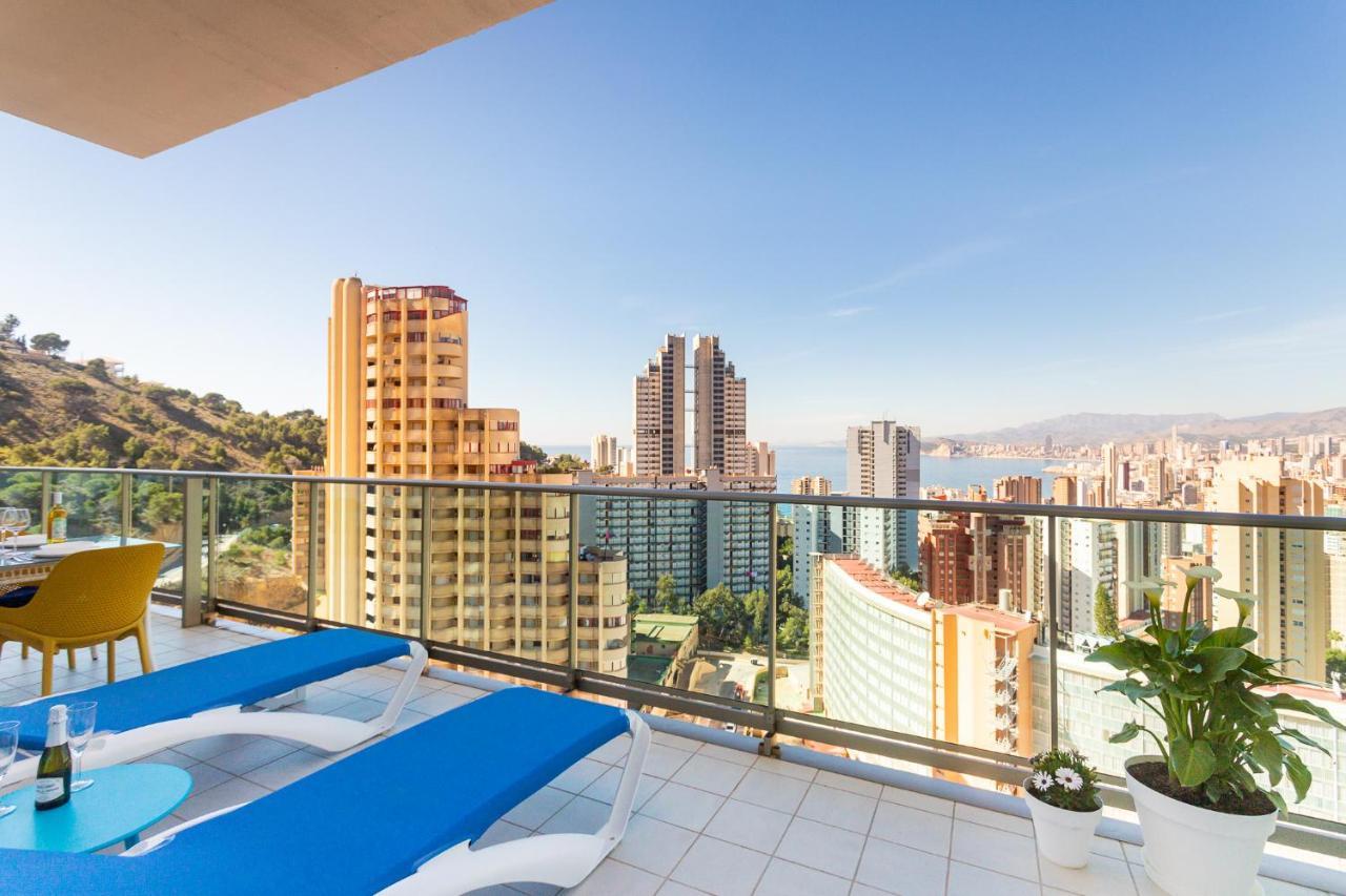 Skyline 10 Gran Terraza Privada Con Vistas Espectaculares Apartment Benidorm Exterior photo