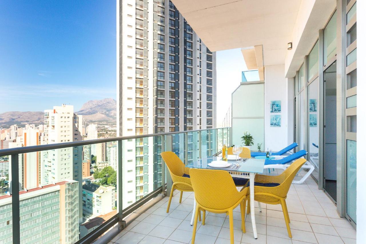Skyline 10 Gran Terraza Privada Con Vistas Espectaculares Apartment Benidorm Exterior photo