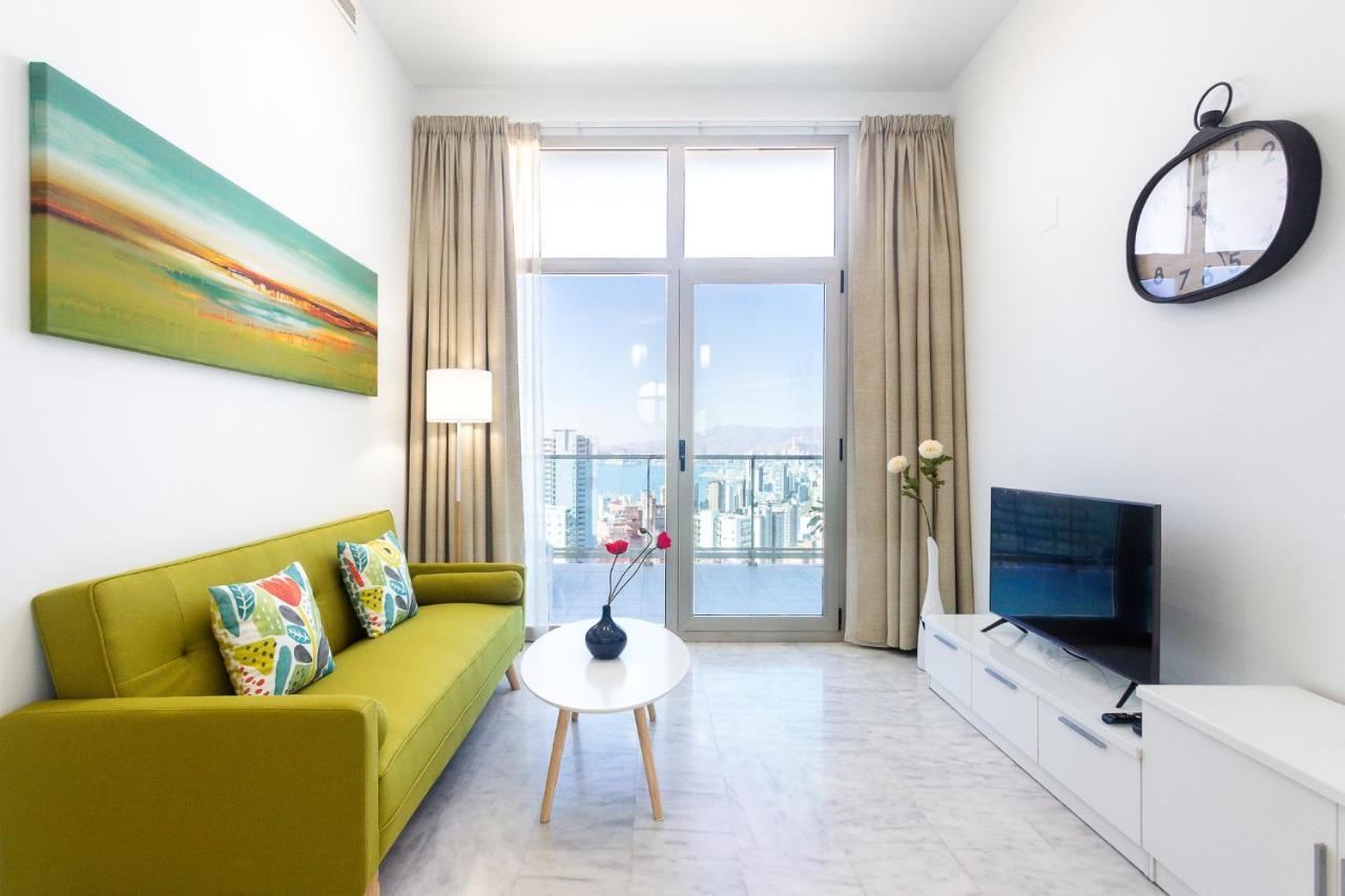 Skyline 10 Gran Terraza Privada Con Vistas Espectaculares Apartment Benidorm Exterior photo